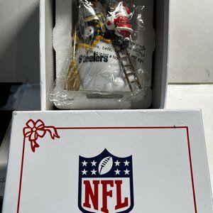 NWT New Danbury Mint PITTSBURGH STEELERS 2012 Annual Christmas Ornament Football